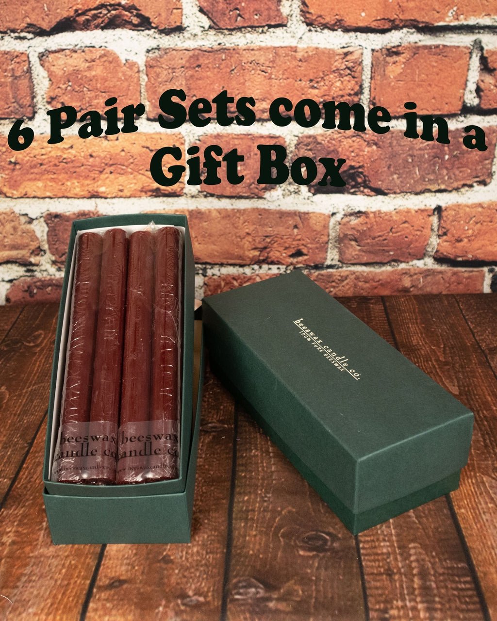 Solid Beeswax Tapers