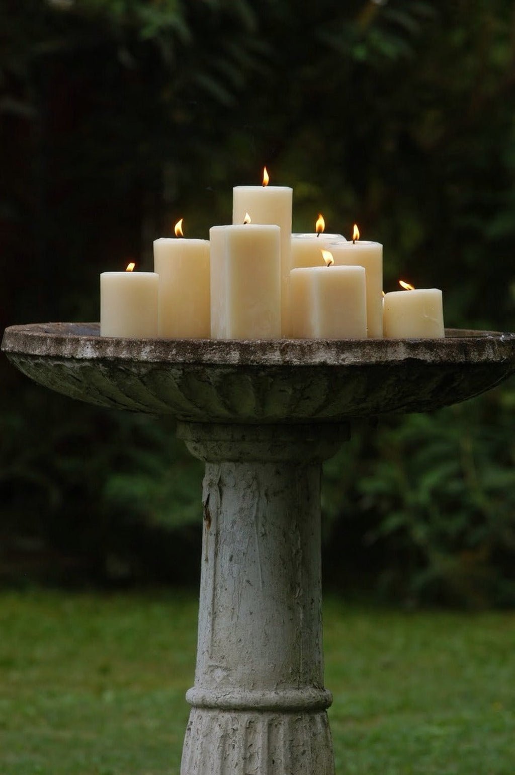 Square Pure Beeswax Pillars - The Beeswax Candle Co