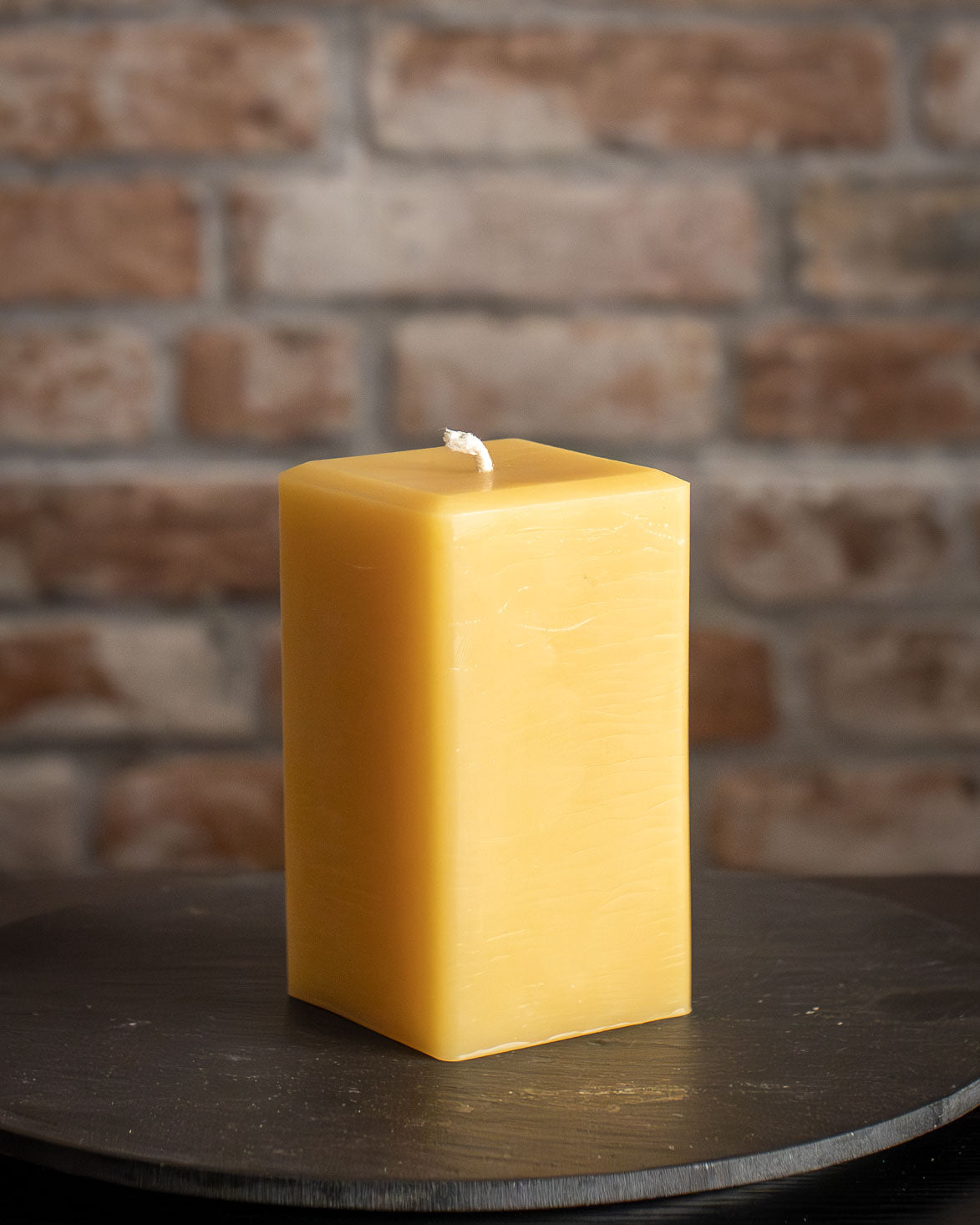 Square Pure Beeswax Pillars