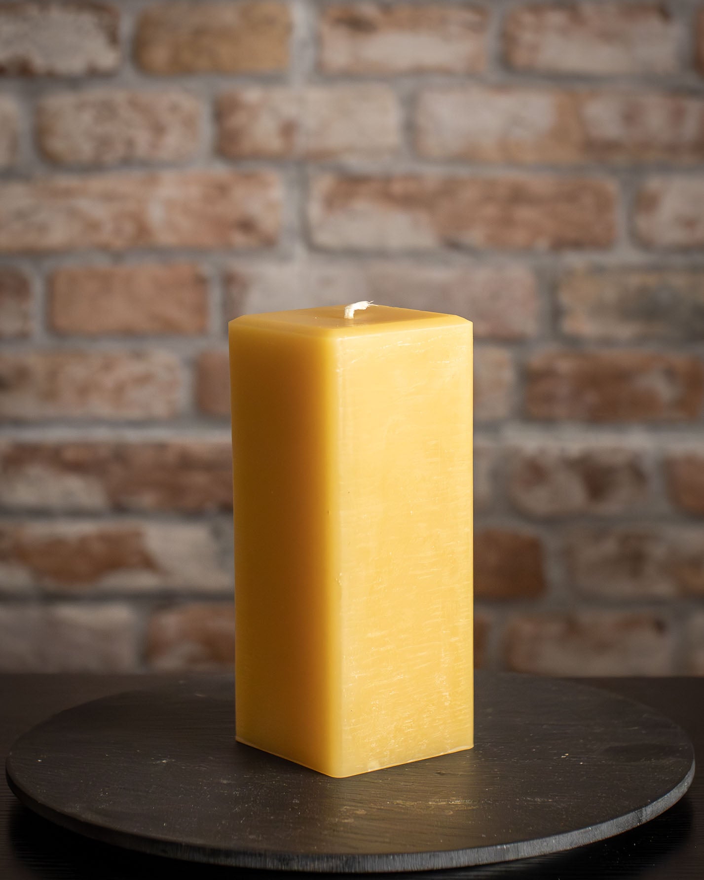 Square Pure Beeswax Pillars