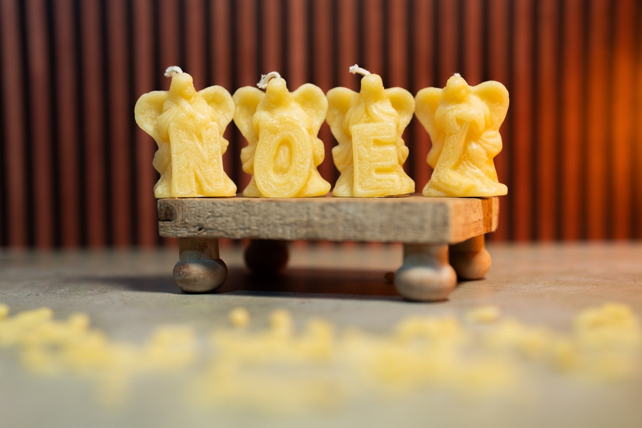 Durable urethane rubber molds for crafting NOEL angel candles