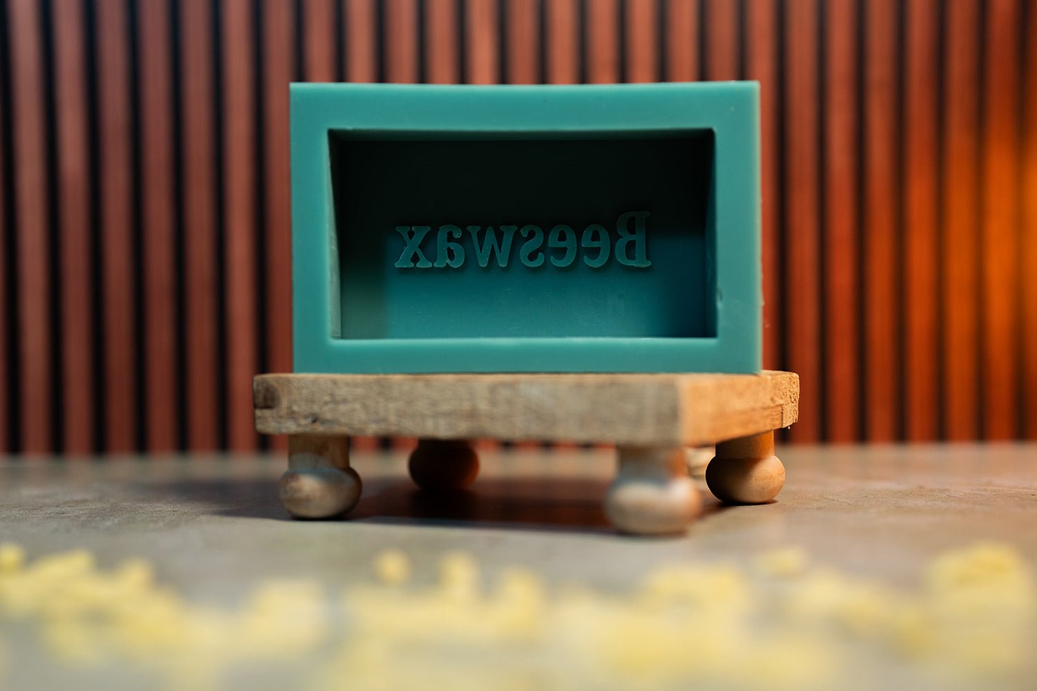 Urethane Half Pound Block Mold for beeswax casting