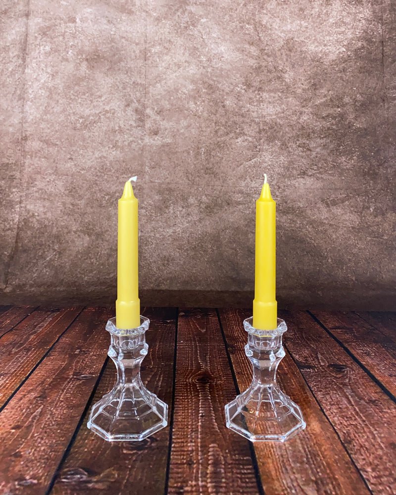 Beeswax Colonial Tapers (Pair)