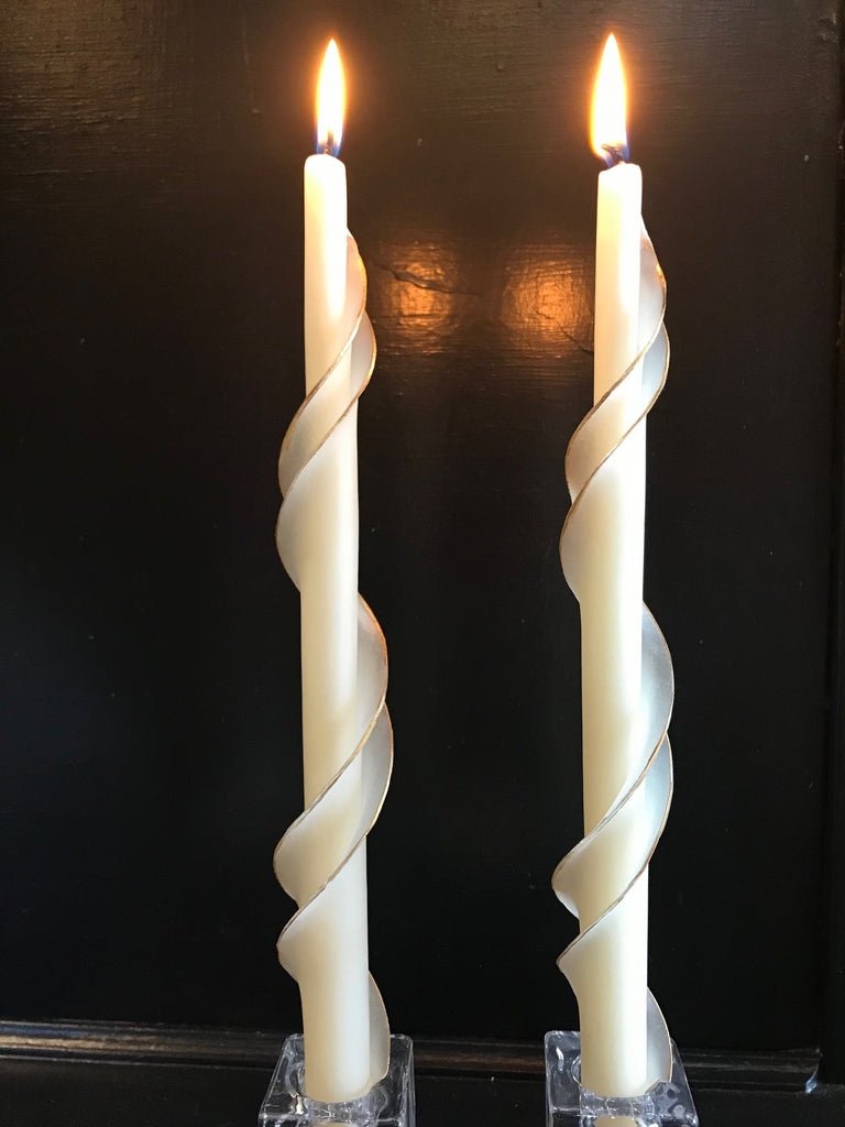 Beeswax Gold-edge Double Spiral