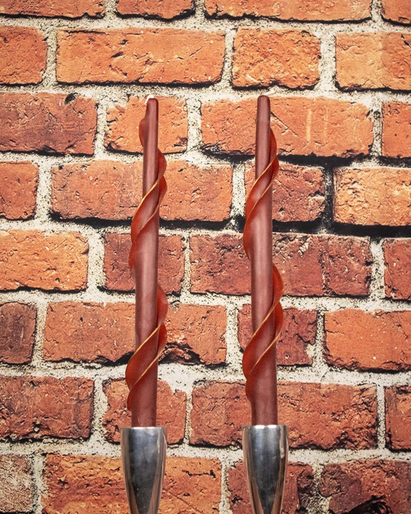 Beeswax Gold-edge Double Spiral